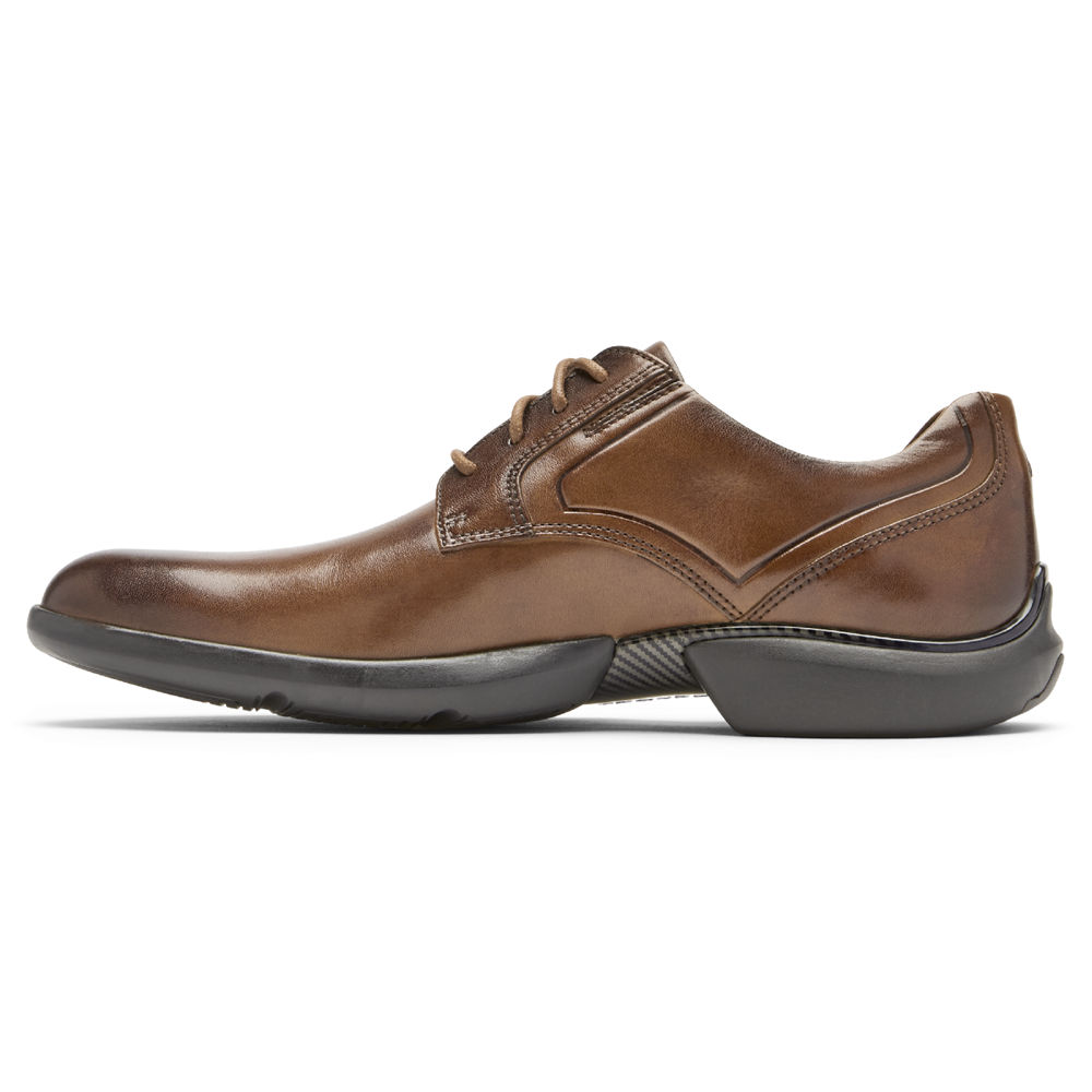 Rockport Mens Total Motion Advance Plain Toe - Oxfords Brown - GPM749321